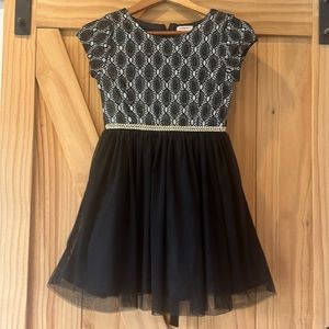 Nanette Lepore Girls L 14 Black Dress